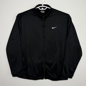 Nike Golf Therma-FIT Track Jacket Black Full Zip Men’s Large Performance